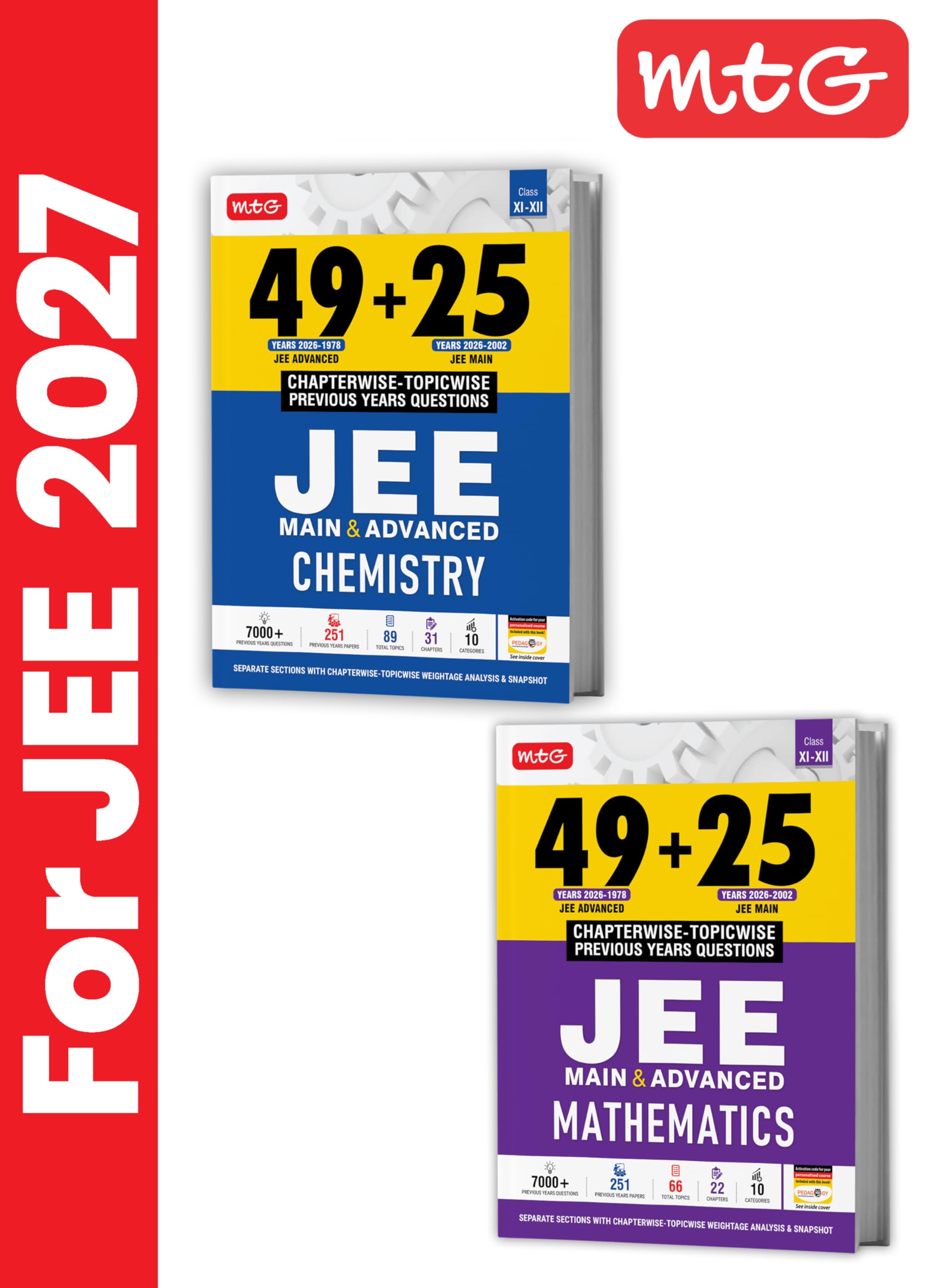 Buy MTG 49 + 25 Years (2026-2002) JEE Main and Advanced (2026-1978